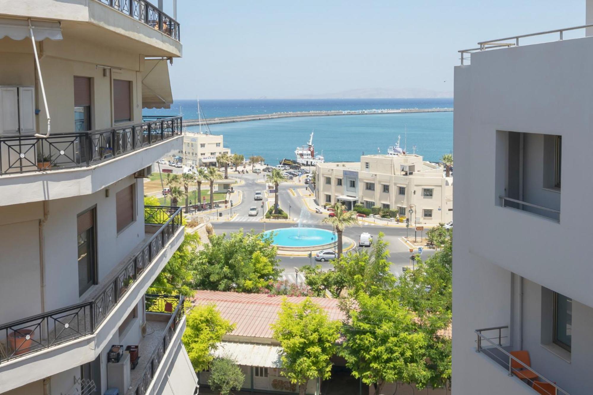 Appartement Chic, Downtown, Penthouse W Sundeck And Seaview à Héraklion Extérieur photo