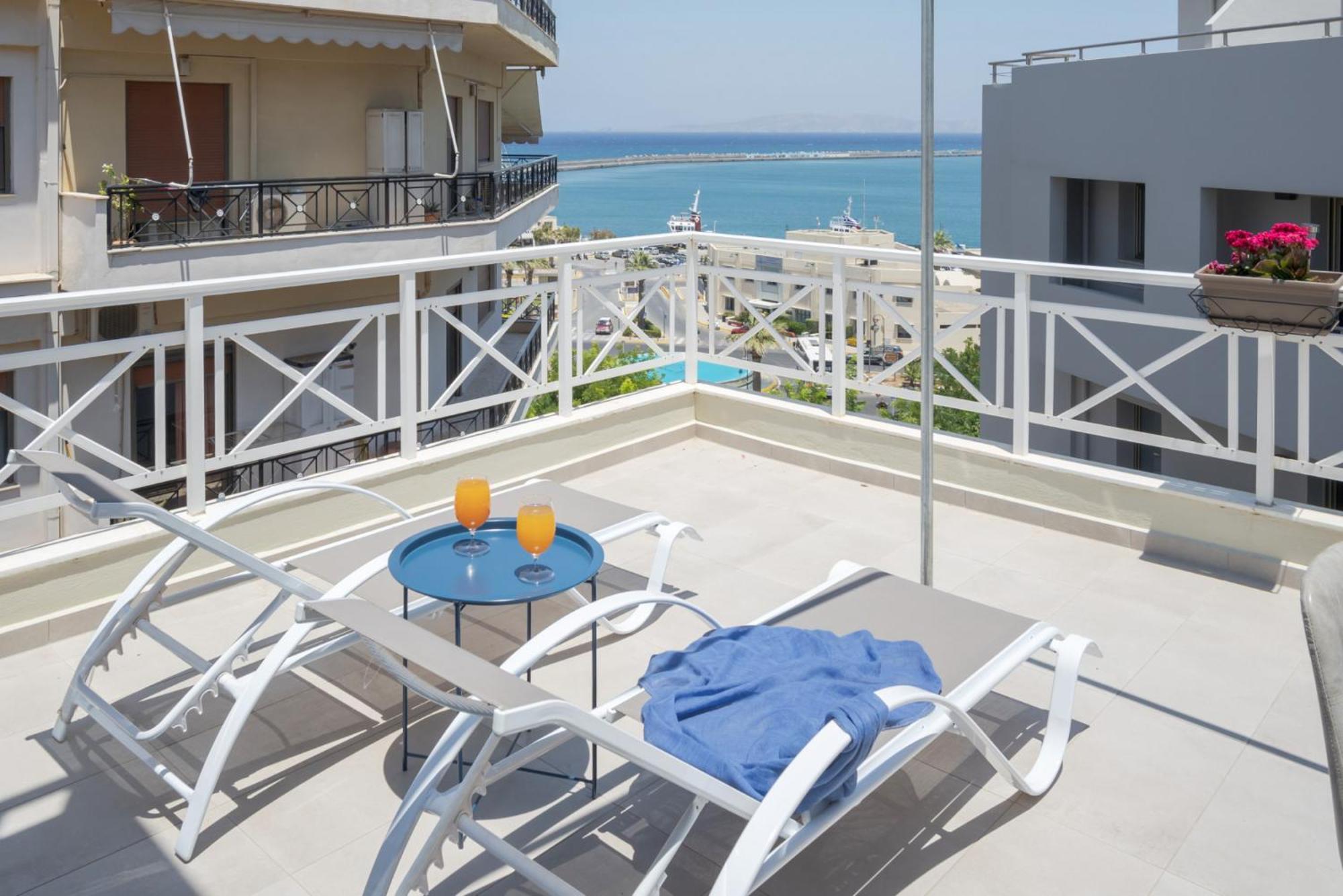 Appartement Chic, Downtown, Penthouse W Sundeck And Seaview à Héraklion Extérieur photo